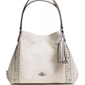 COACH Bandana Rivets Edie 31 Shoulder Bag